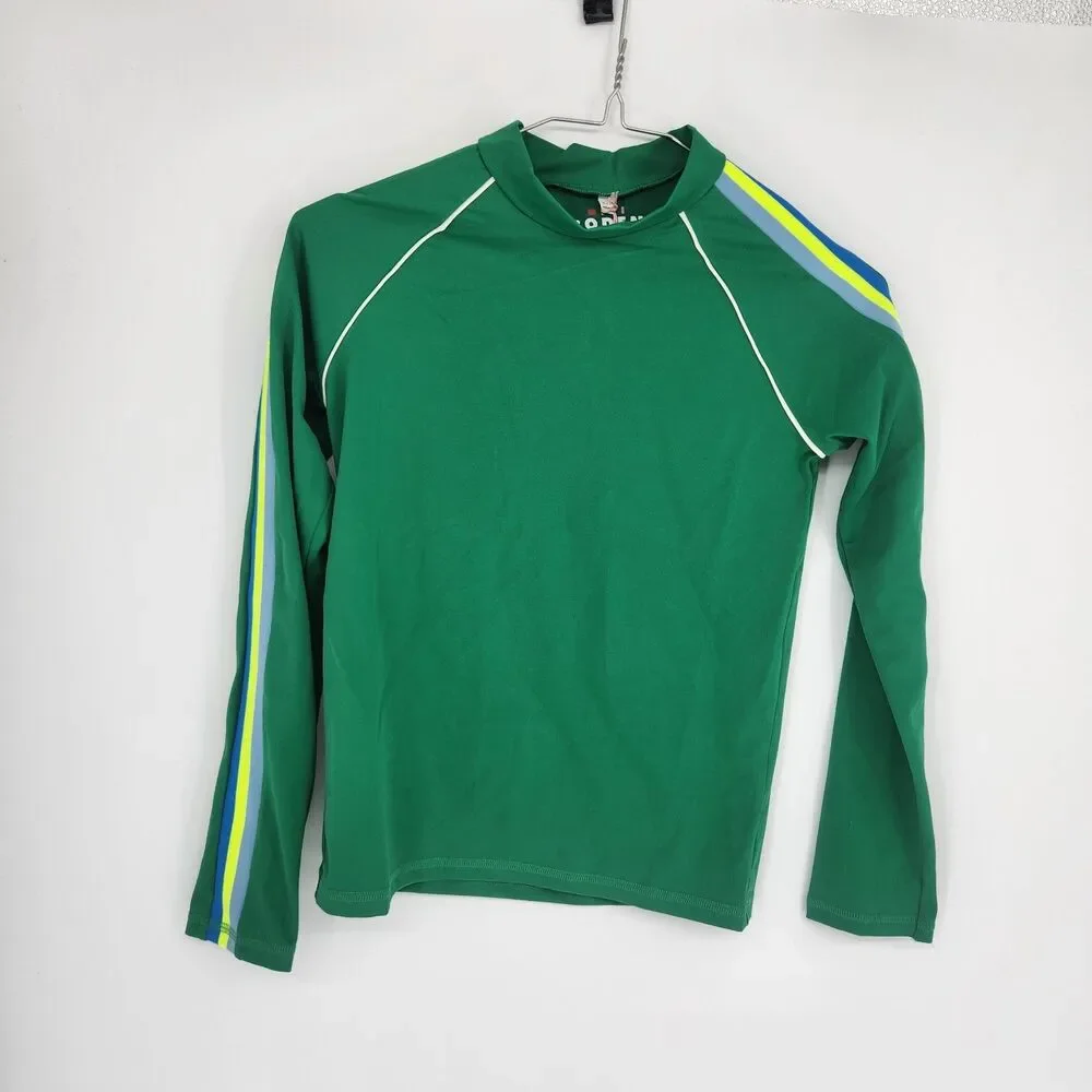 NWT Mini Boden 10-11 Year Green‎ Sun Safe Rash Vest NWT